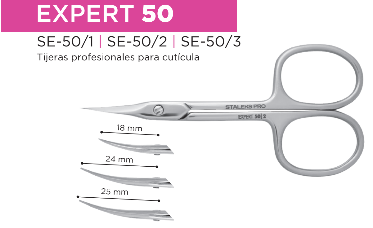 TIJERAS PARA CUTICULA STALEKS EXPERT 50/2