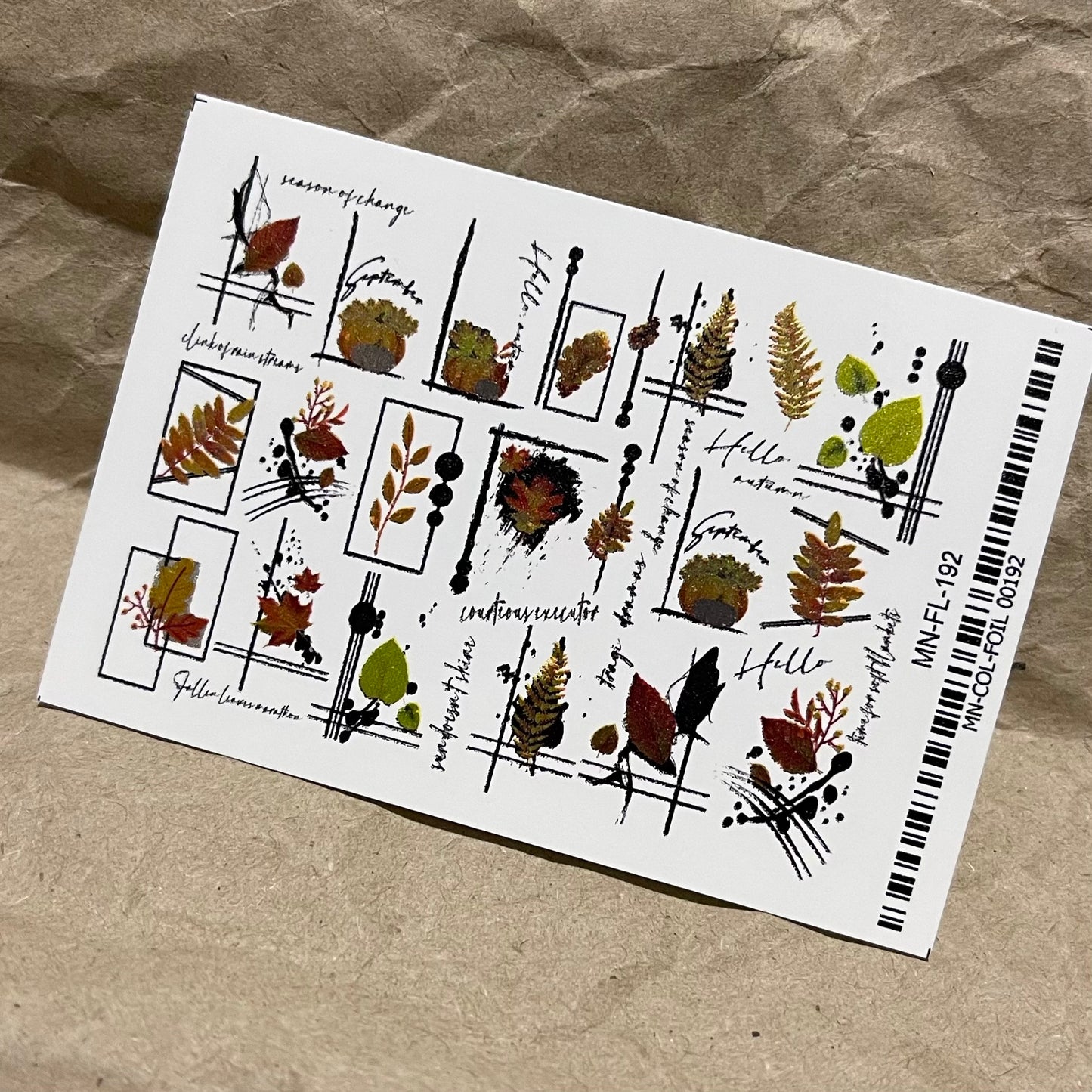 PEGATINA AL AGUA (SLIDER) MN-FL-192