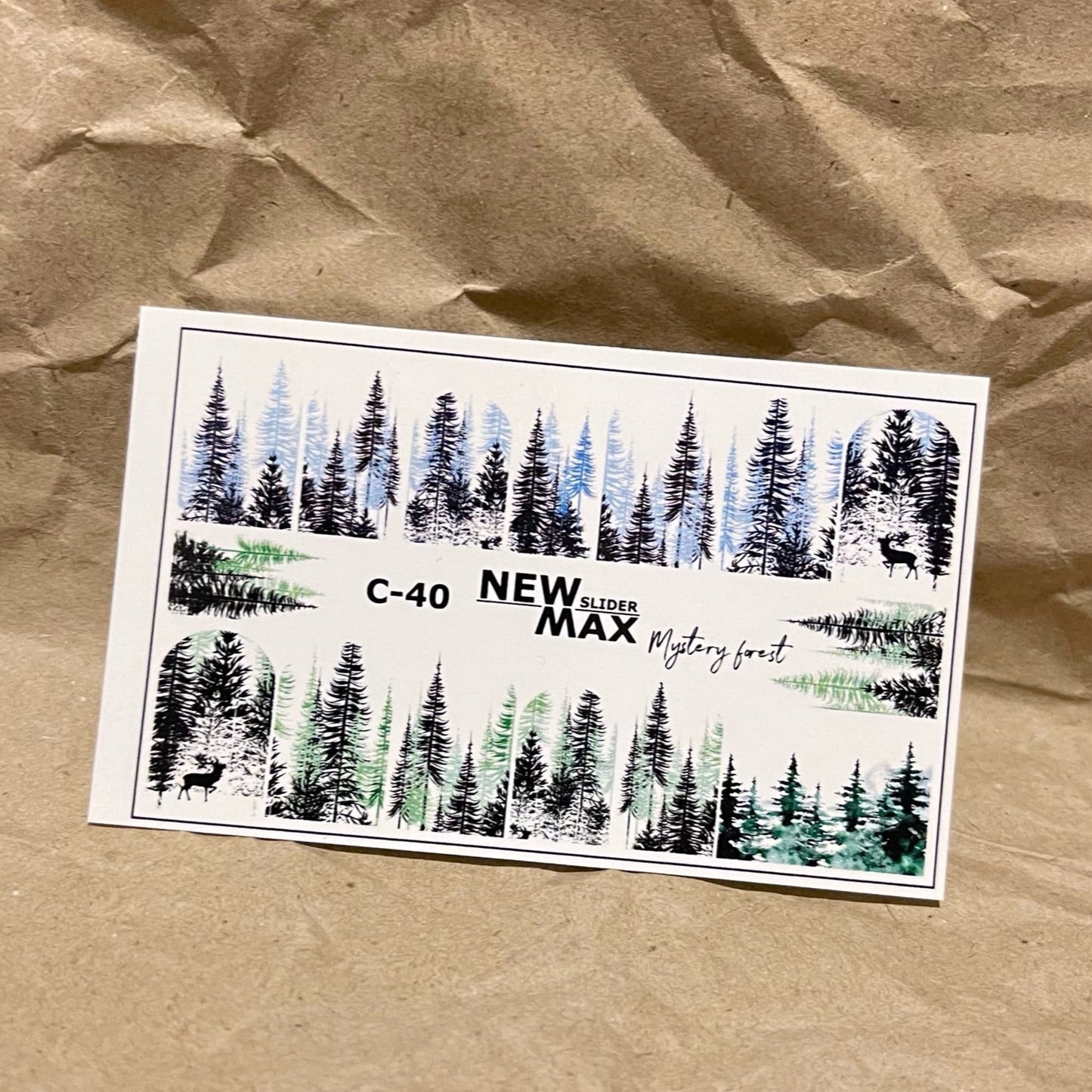 PEGATINA AL AGUA (SLIDER) C - 40