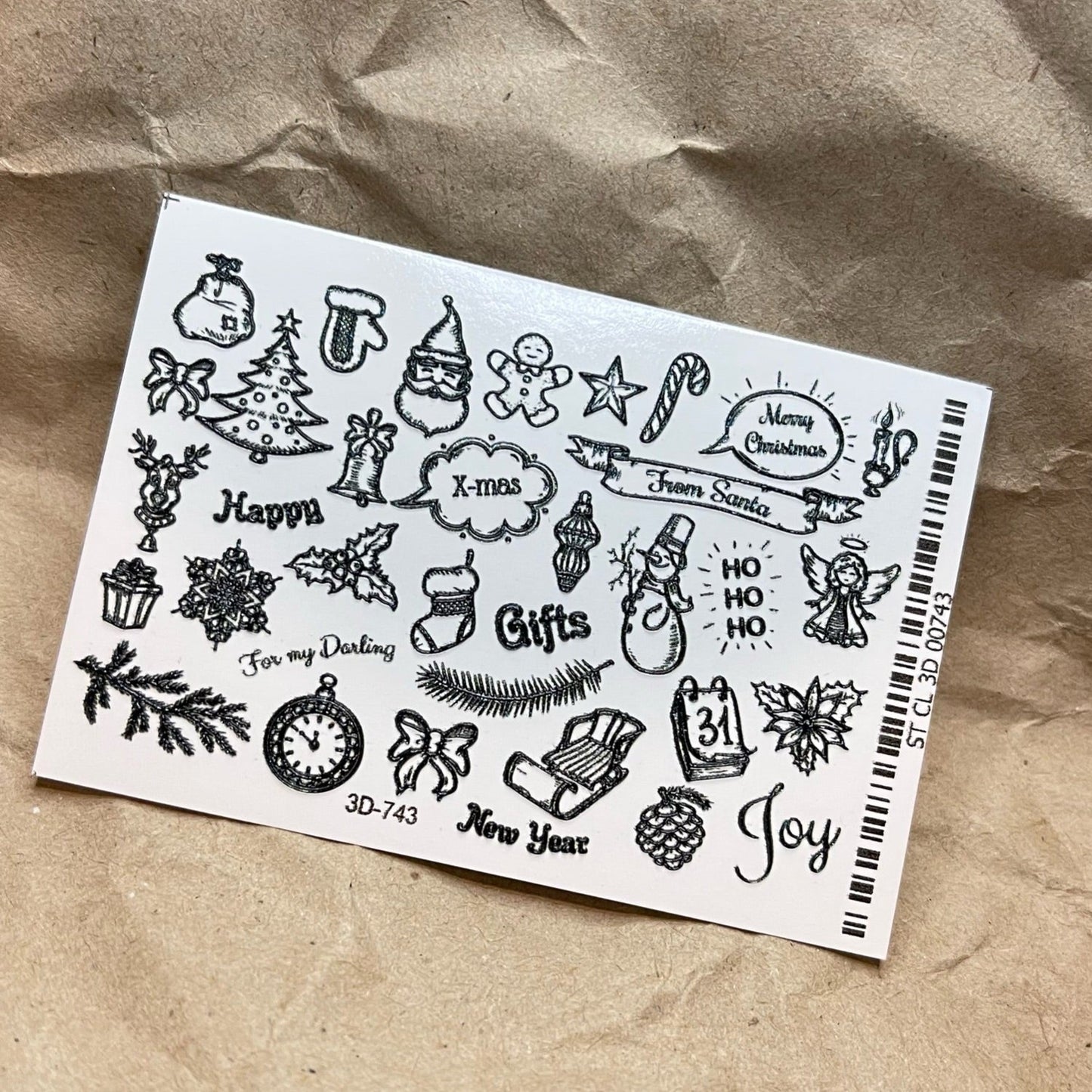 PEGATINA AL AGUA (SLIDER) 3D 743