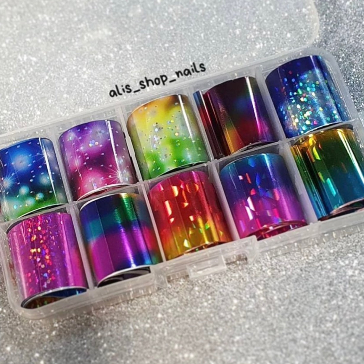 FOIL *HOLOGRAPHIC COLOR* PACK 10UD