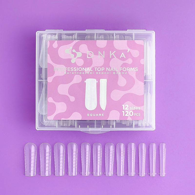 REUSABLE UPPER NAIL FORMS DNKA'