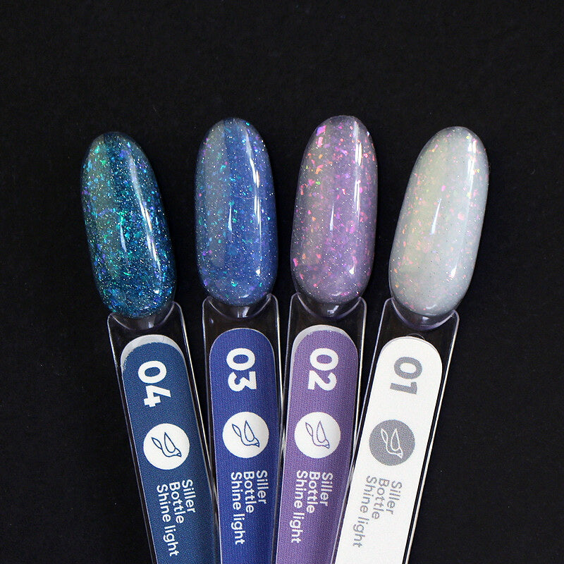 SHINE LIGHT BOTTLE GEL SILLER
