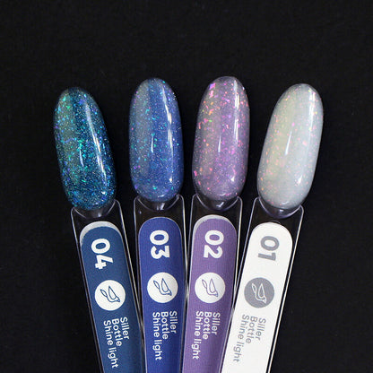 SHINE LIGHT BOTTLE GEL SILLER